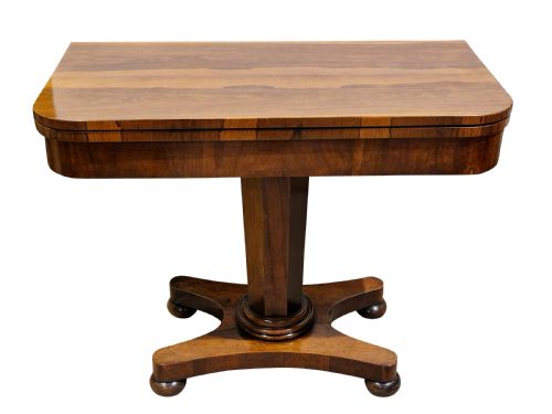 Early Victorian Rosewood Card Table