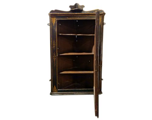 18THC CHINOISERIE CORNER CUPBOARD - ADDITIONAL PHOTO 2