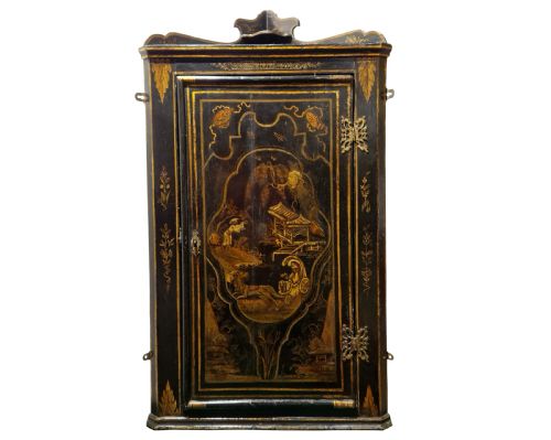 18THC CHINOISERIE CORNER CUPBOARD - ADDITIONAL PHOTO 4