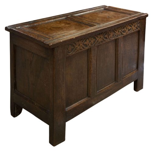17THC OAK COFFER C1680