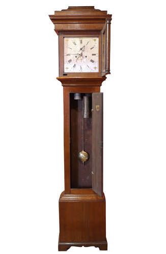 Fine 18th Century Oak Longcase Clock by James Crabb of Salisbury, Circa 1790