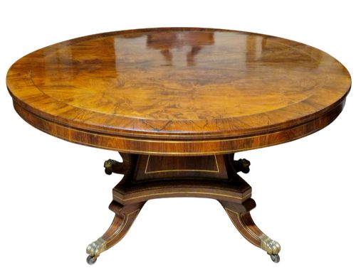 ENGLISH REGENCY CENTRE TABLE - ADDITIONAL PHOTO 2
