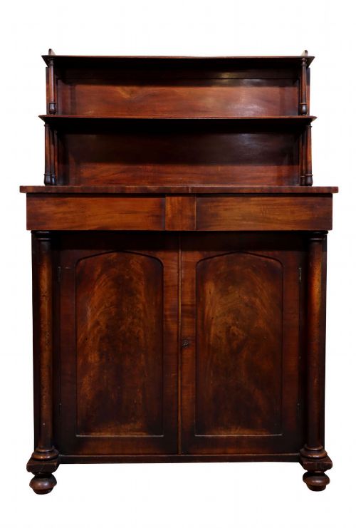 A GOOD WILLIAM IV MAHOGANY CHIFFONIER CIRCA 1830 - ADDITIONAL PHOTO 4