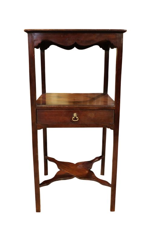 A Converted Victorian Mahogany Washstand, Circa 1860