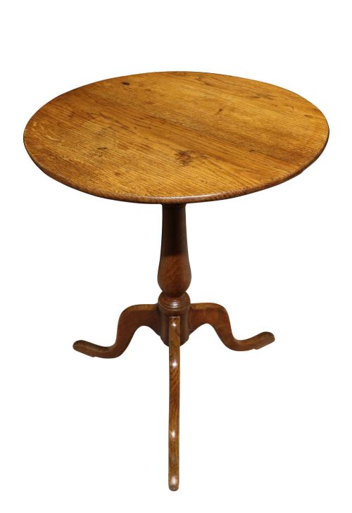 Early Georgian Elm Tripod Occasional Table, Circa 1750
