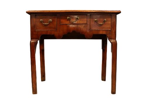 George II Mahogany Lowboy with Three Drawers, Circa 1750