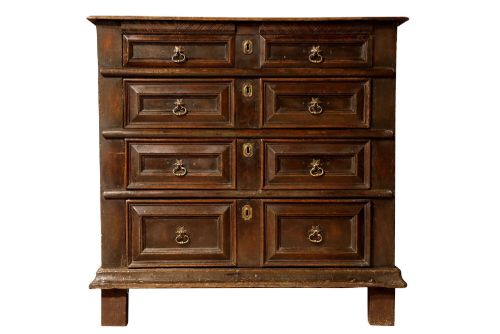 Late 17th Century Charles II Oak Chest of Drawers, Circa 1680