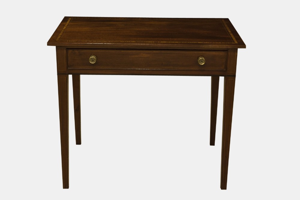 Single Drawer Mahogany Side Table