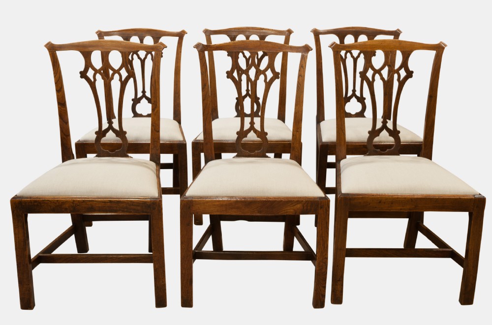 Set of 6 Chippendale Chairs