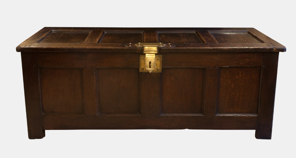 Oak 4 Panel Coffer