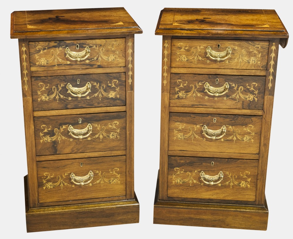Pair of Bedside Chests