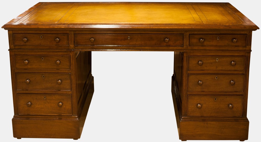 Paneled Pedestal Desk