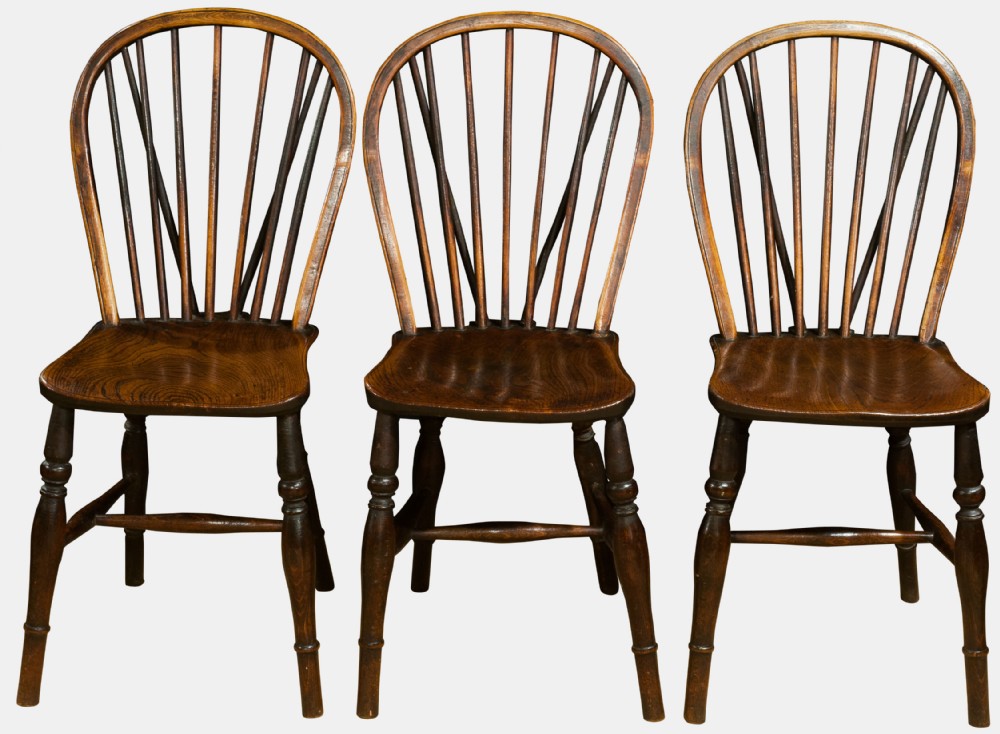 Set of 6 Windsor Chairs