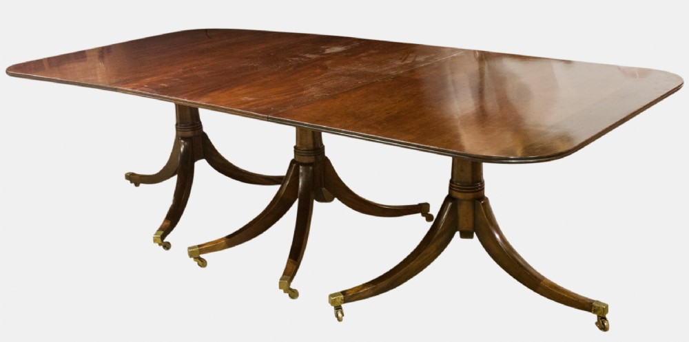 Mahogany Pedestal Dining Table