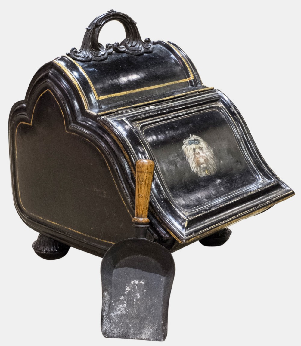 Lacquered Coal Scuttle