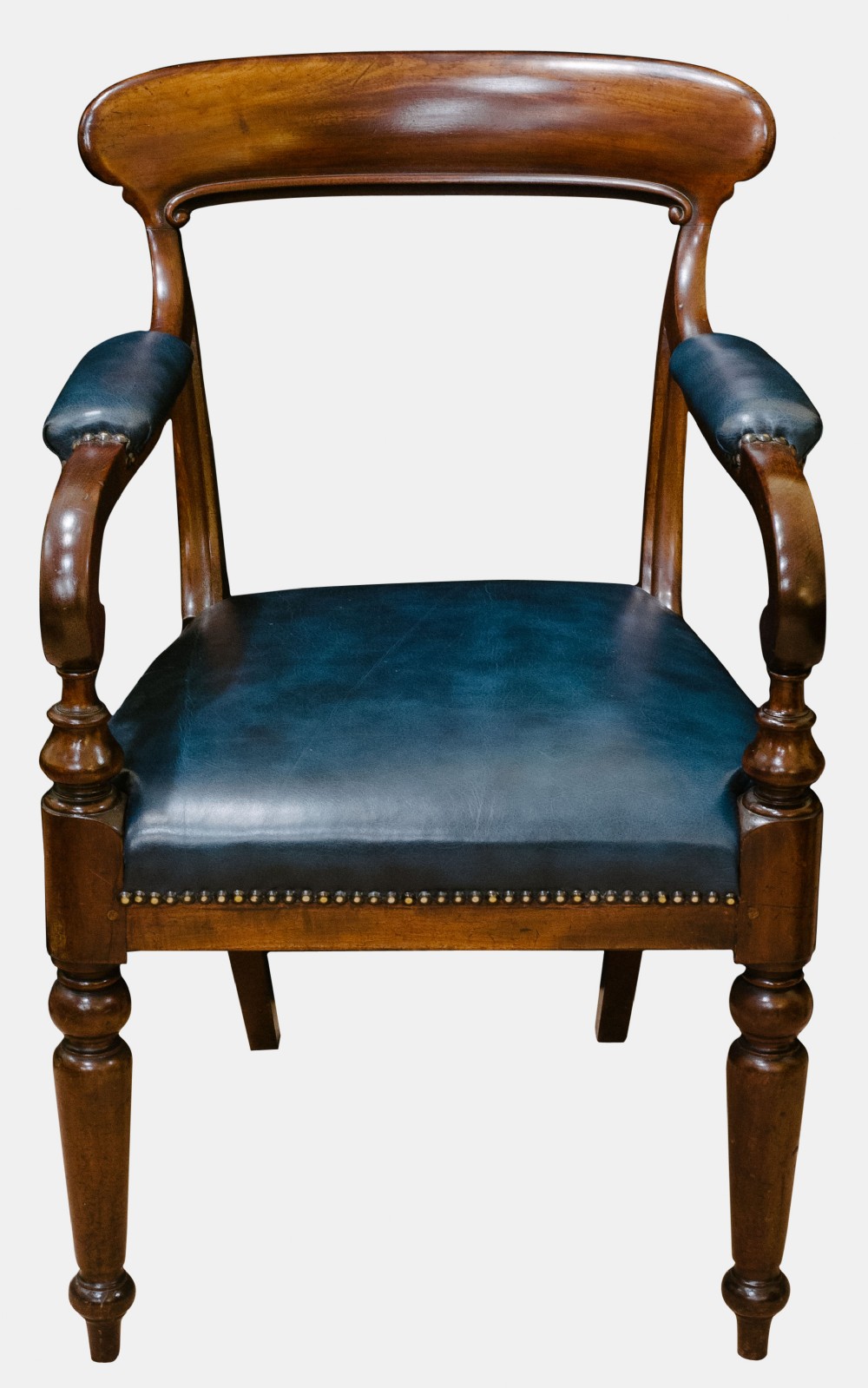 Mahogany Elbow Desk Chair
