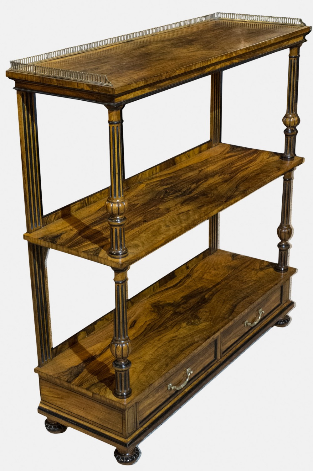 Olivewood Etagere