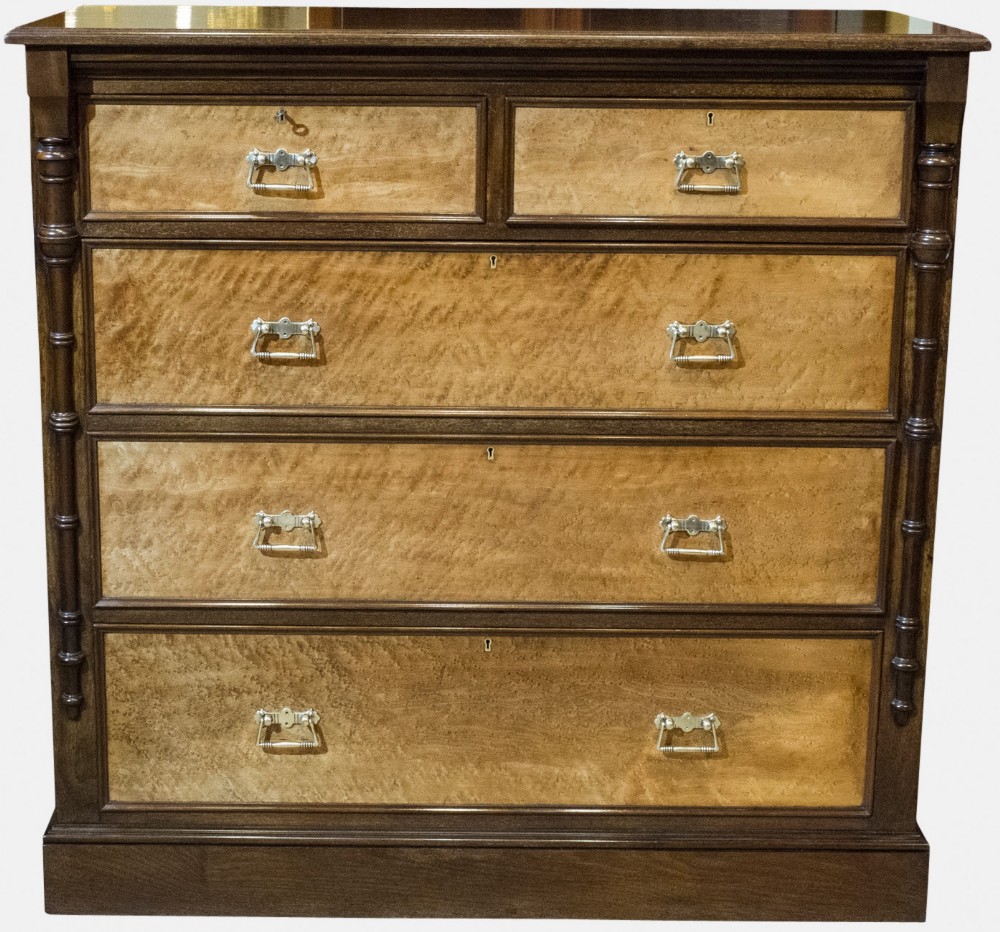 Birds Eye Maple Chest of Drawers