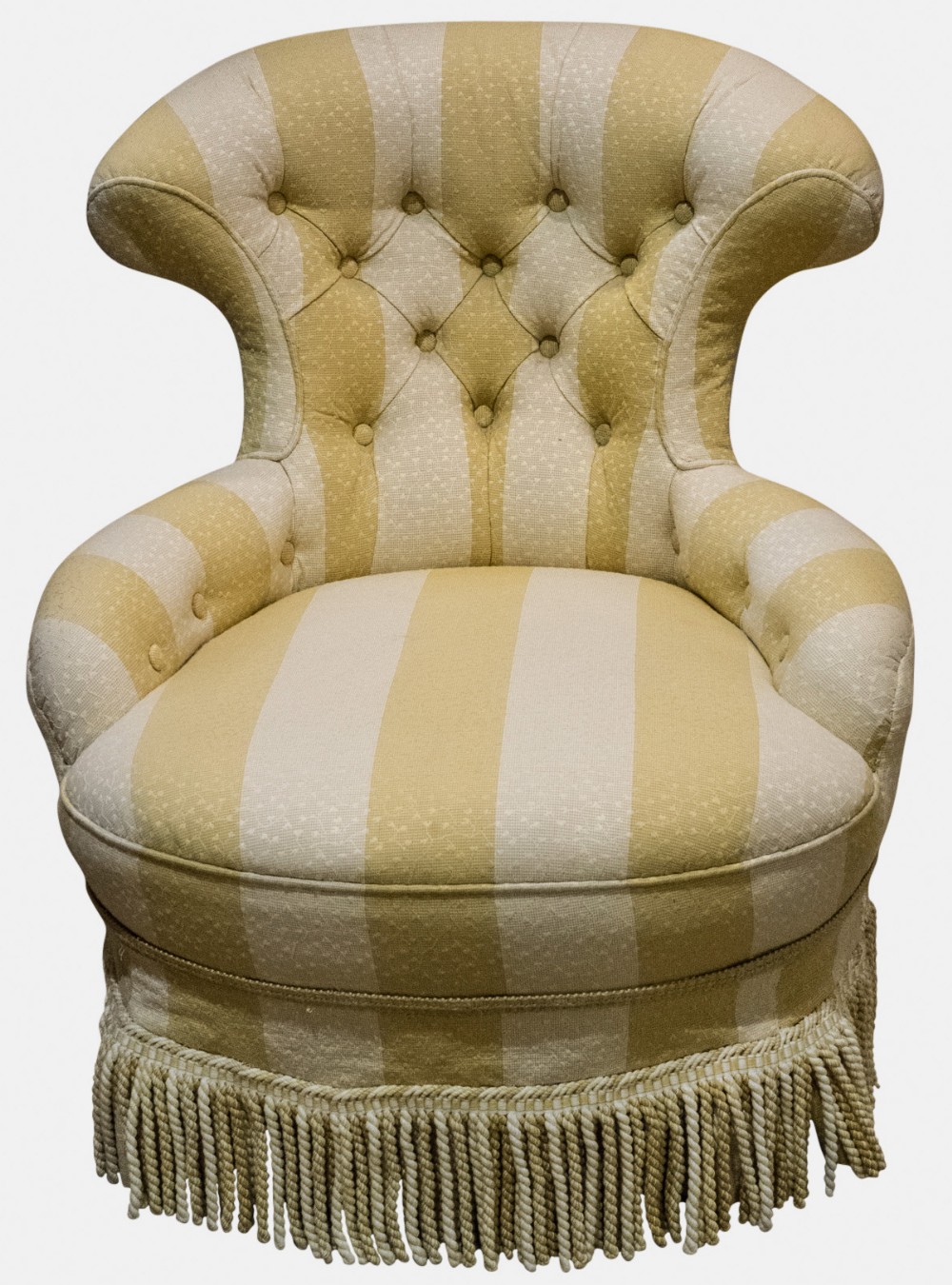 Button Back Chair
