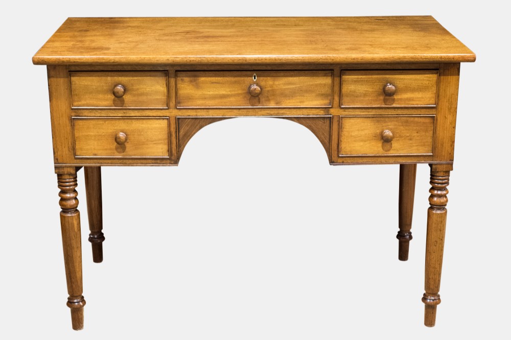 Five Drawer Writing Table