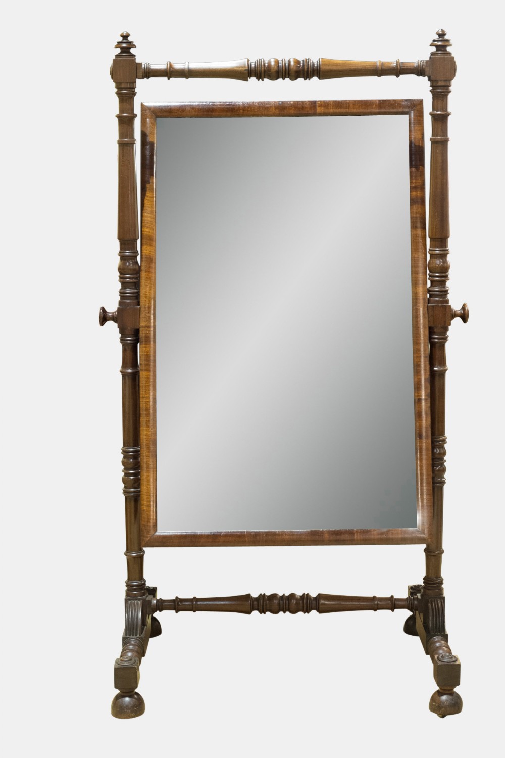Mahogany Cheval Mirror