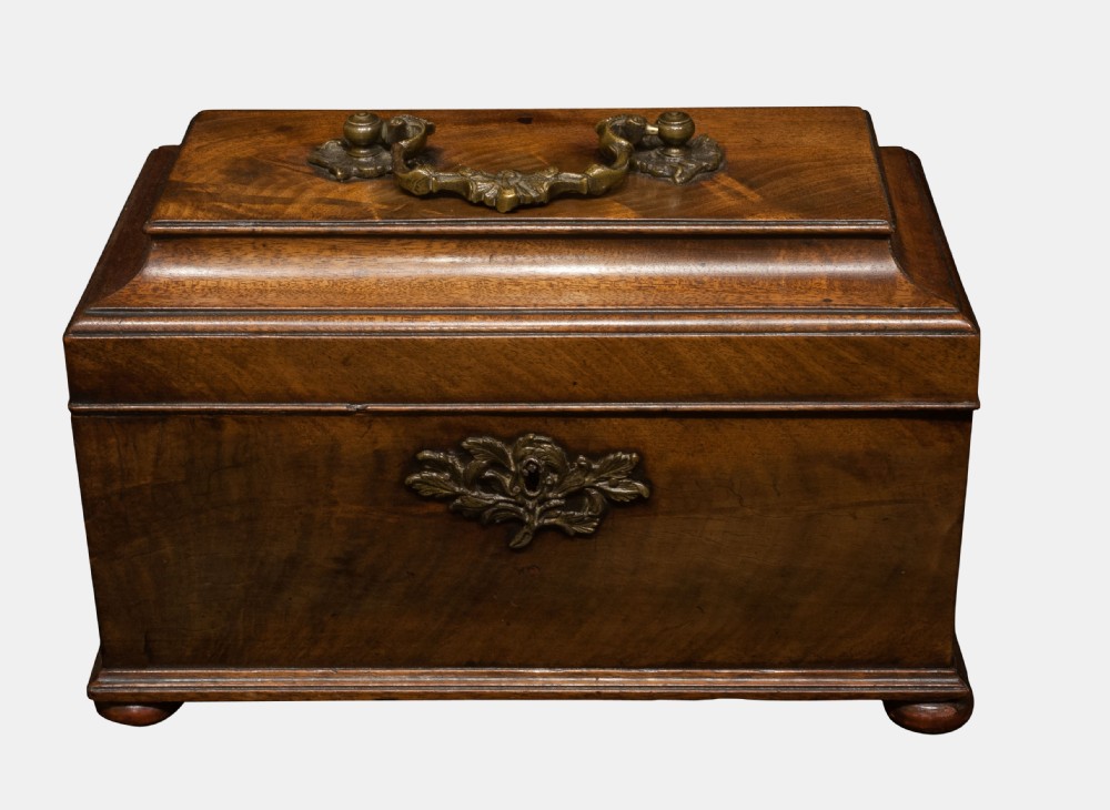 Mahogany Tea Caddy