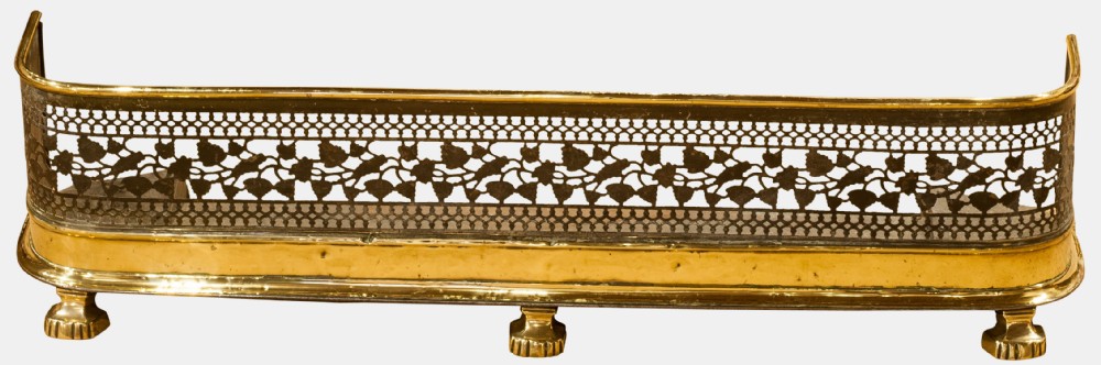 Pierced Brass & Metal Fender