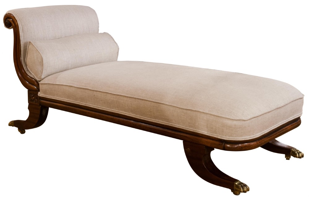 Mahogany Chaise Longue