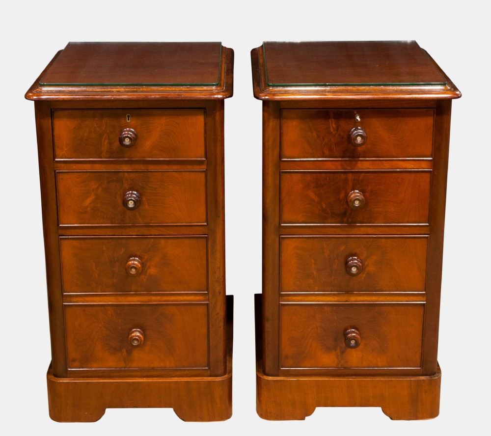 Pair of Mahogany Bedside Chests