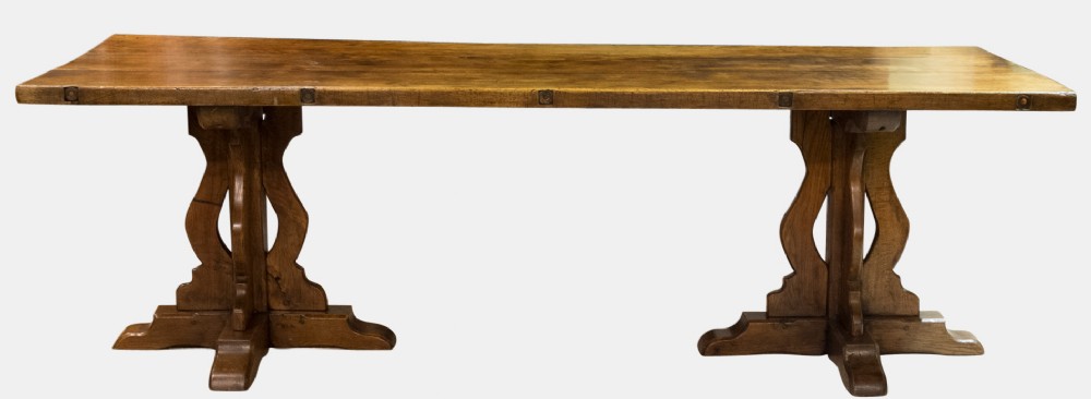 Tudor Style Fruitwood Refectory Table