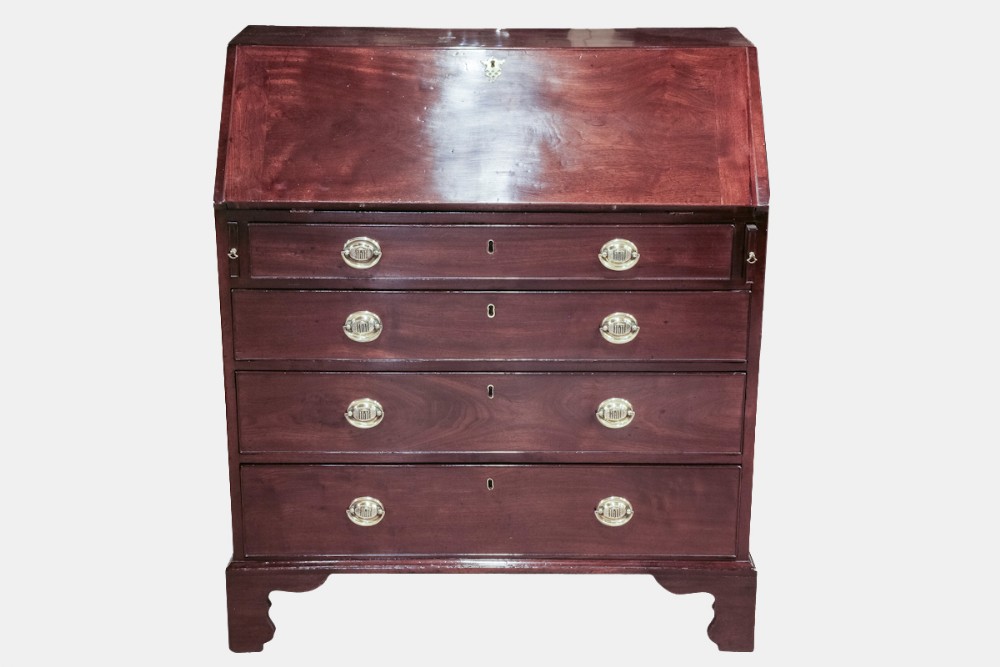 George III Mahogany Bureau
