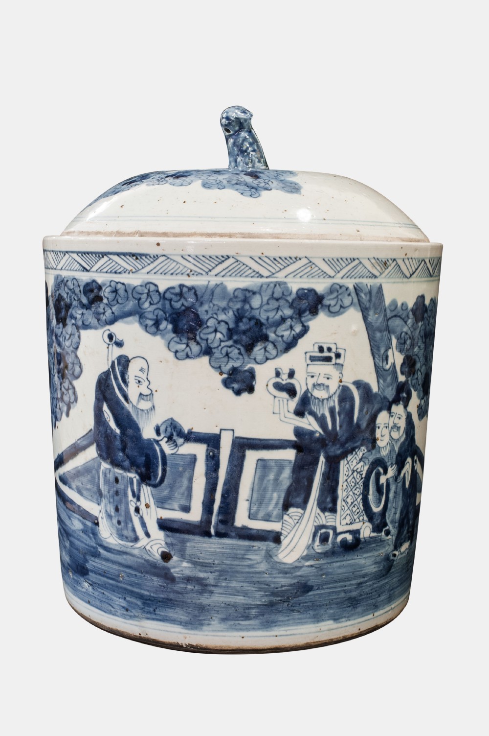 Chinese Blue & White Storage Jar