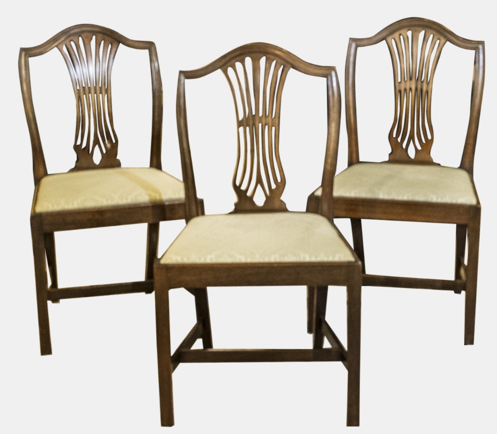 Set of 6 Mahogany Dining Chairs