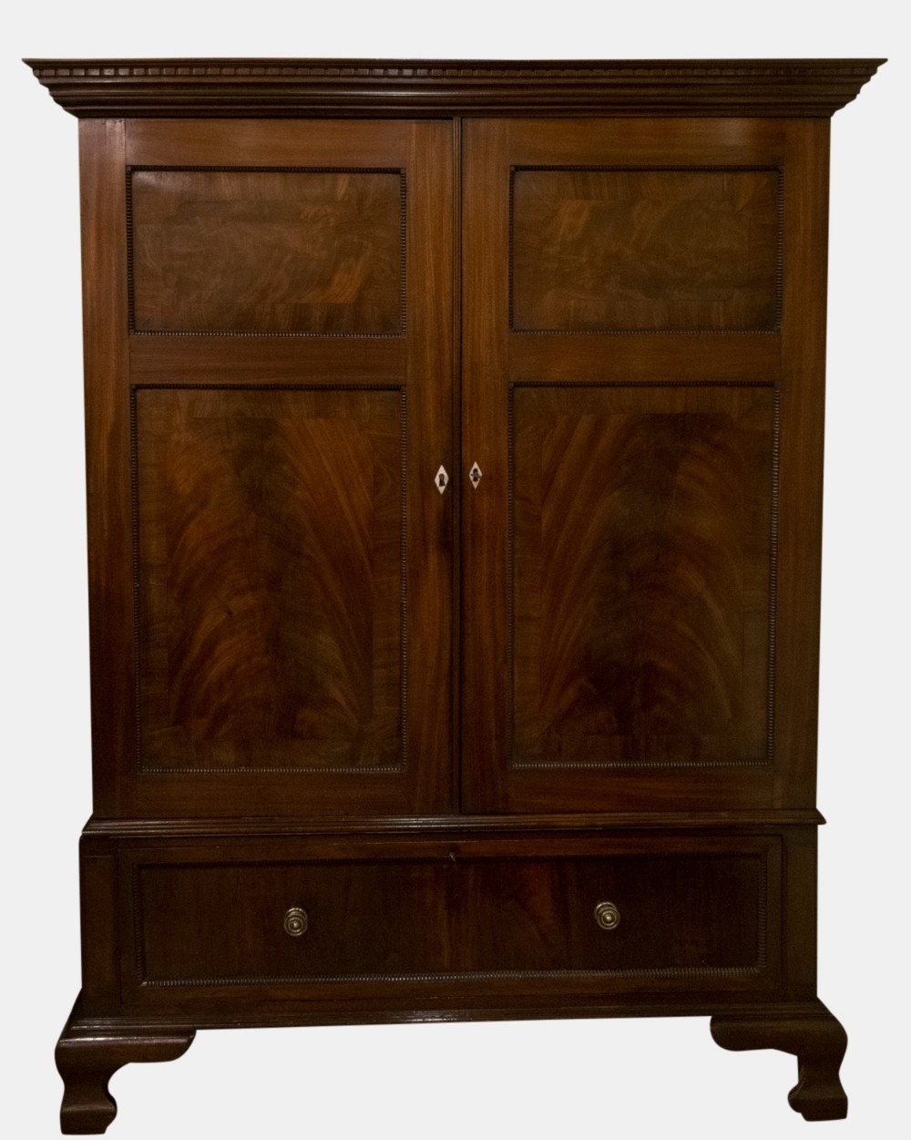 Two Door Mahogany Cupboard