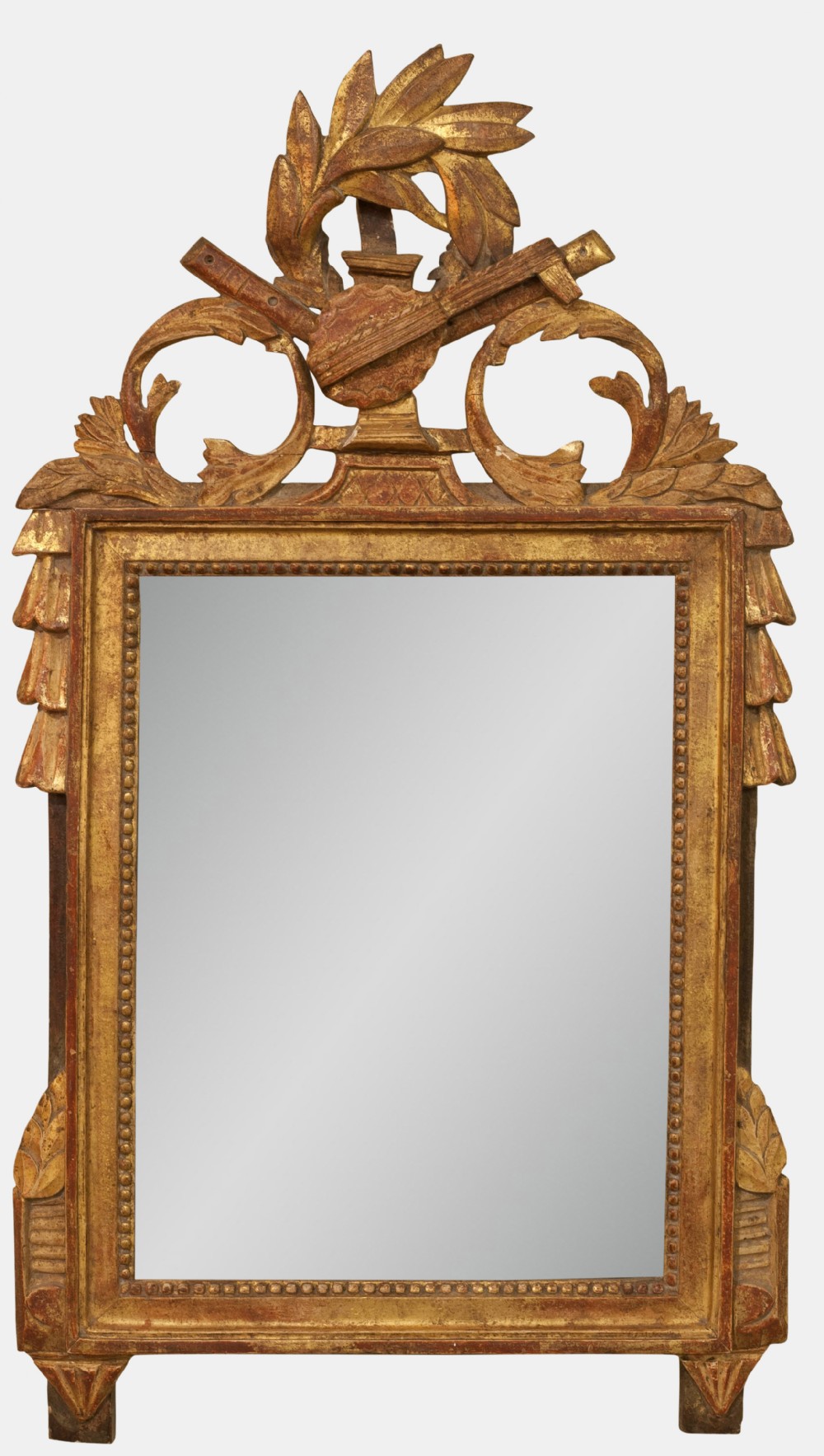 French Carved Giltwood Wall Mirror