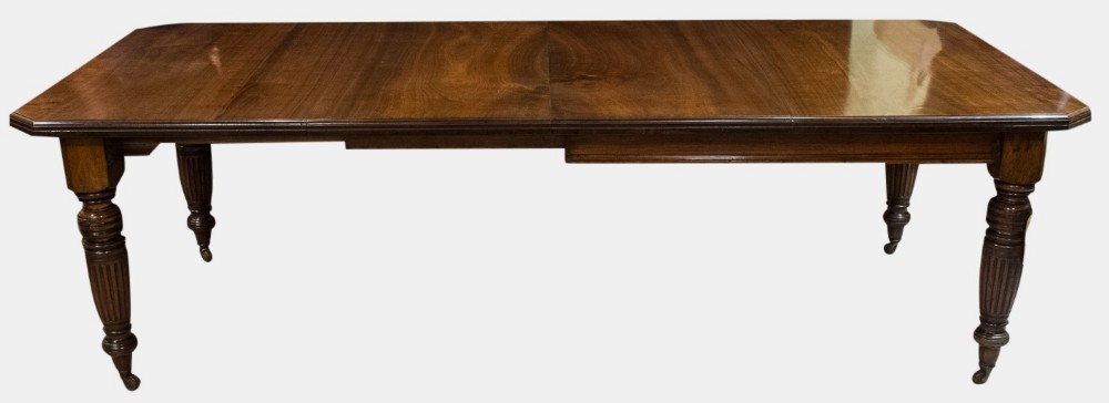 Walnut Two Leaf Dining Table