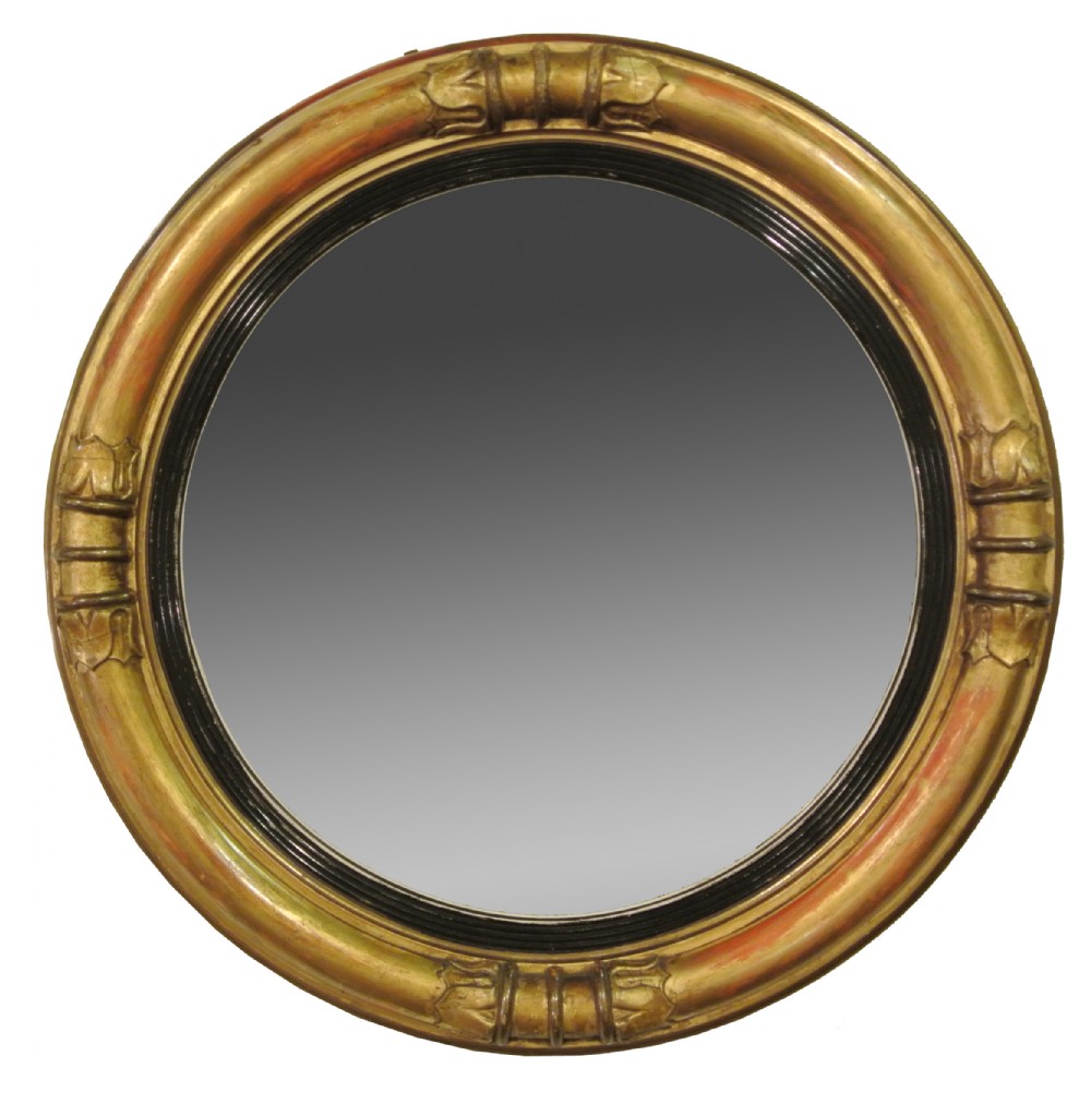 Regency Convex Butlers Mirror