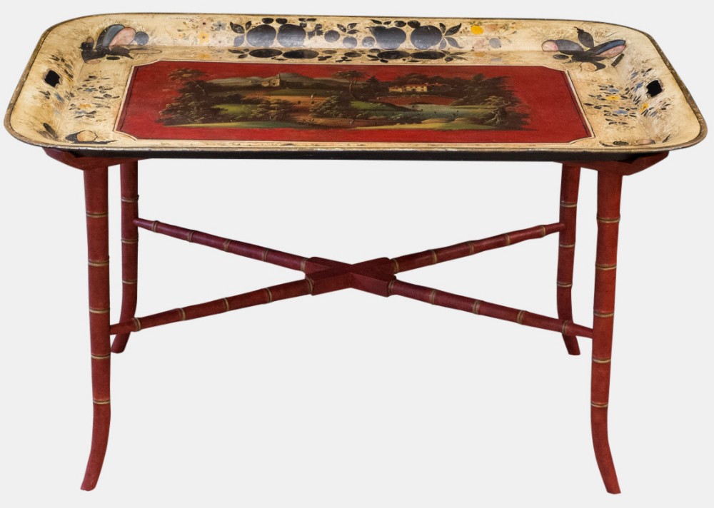 English Regency Toleware Tray