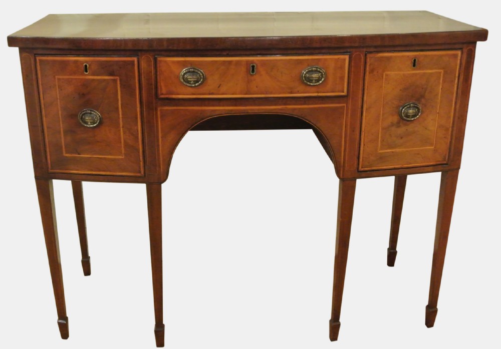 Mahogany Bow Fronted Sideboard