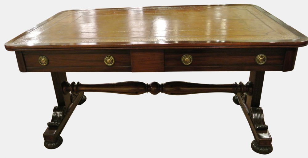 Mahogany Library Table