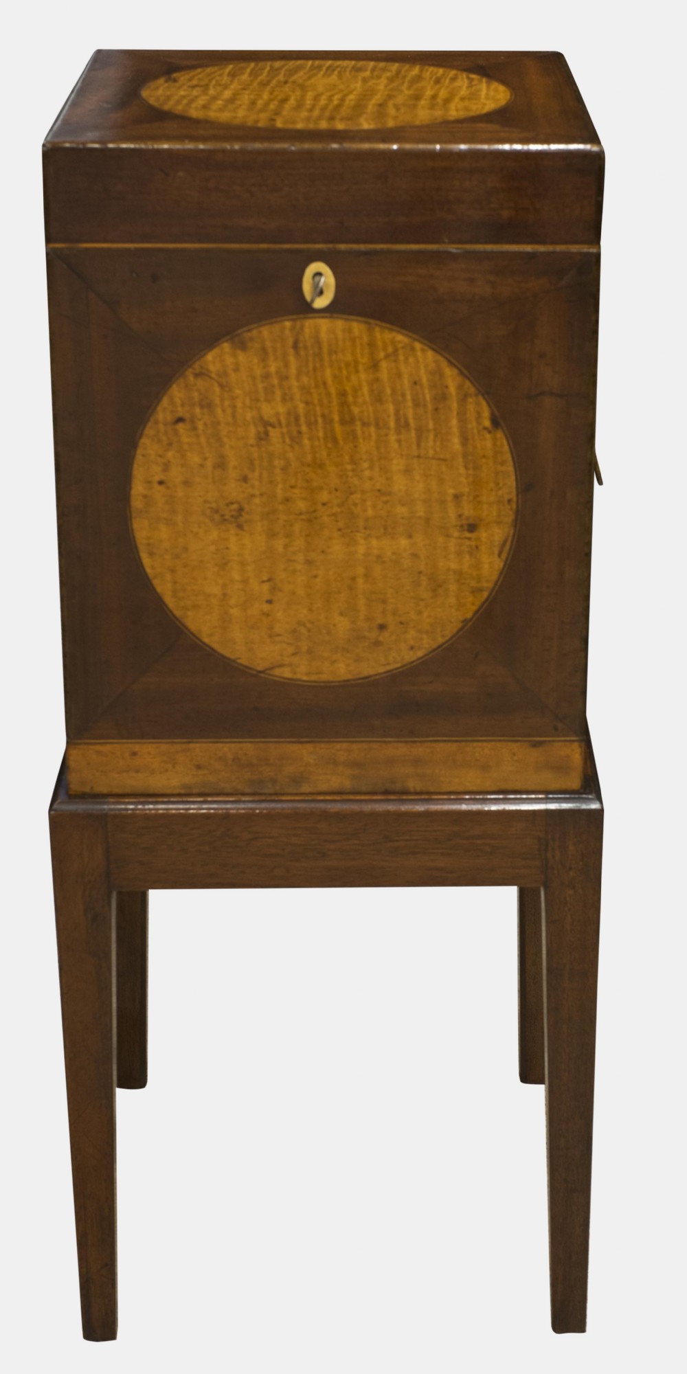 Mahogany & Satinwood Tea Chest
