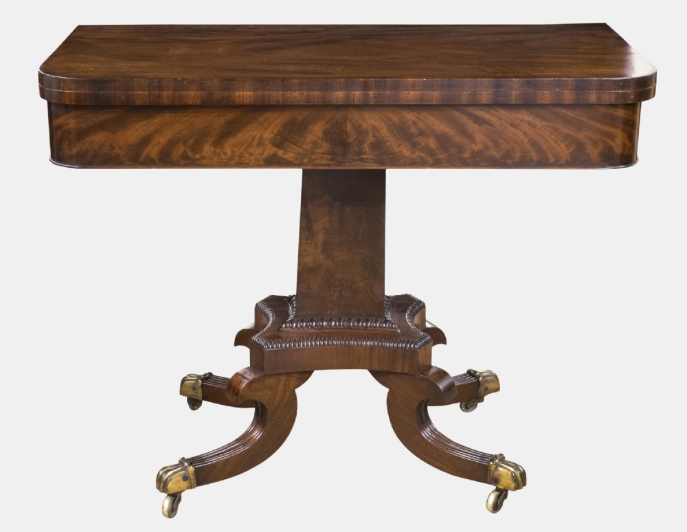Regency Mahogany Tea Table