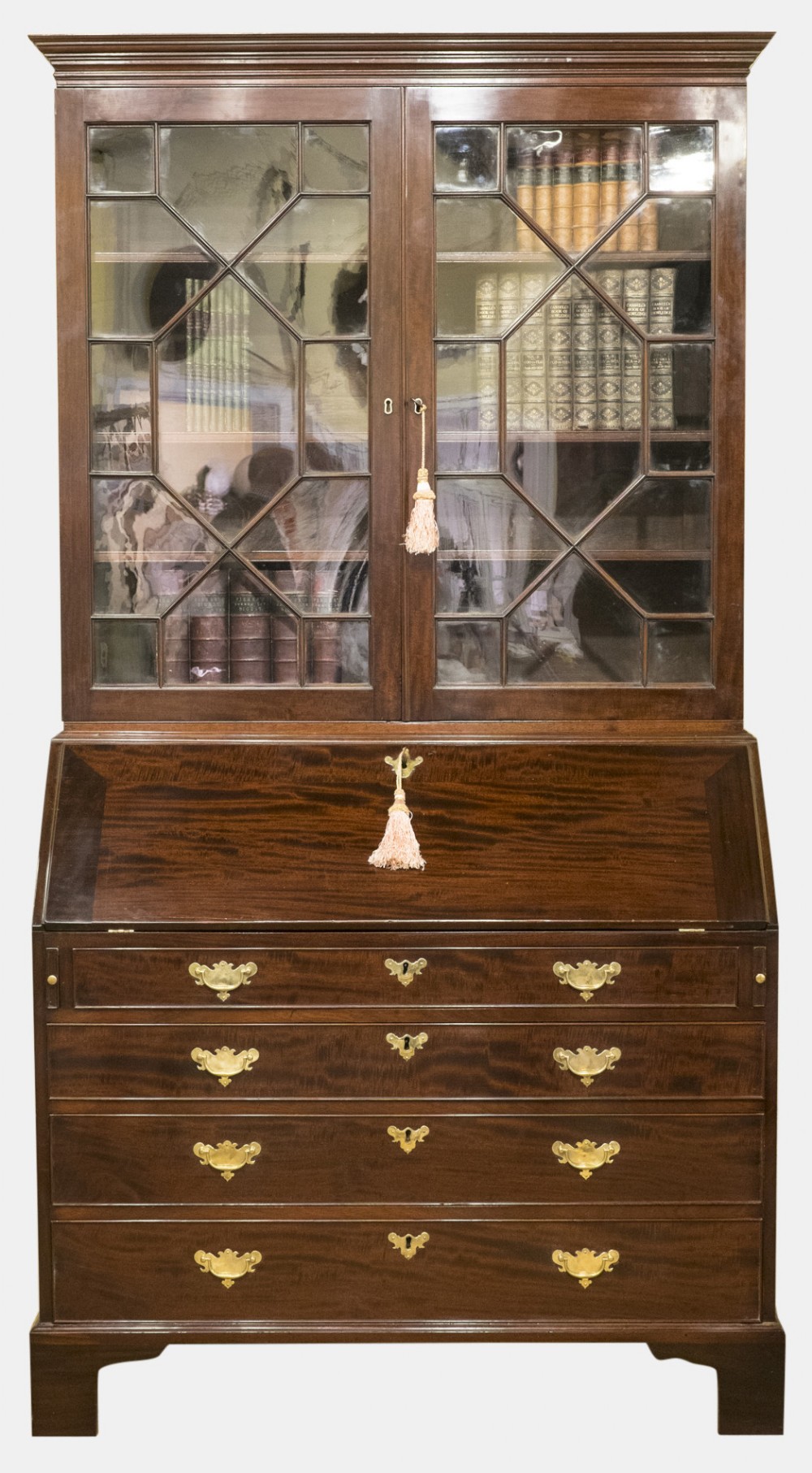 Mahogany Bureau Bookcase