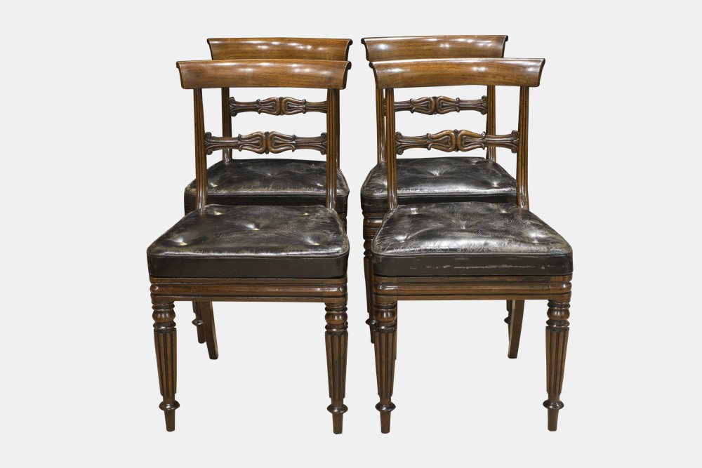 Set of 4 Regency Dining Chairs