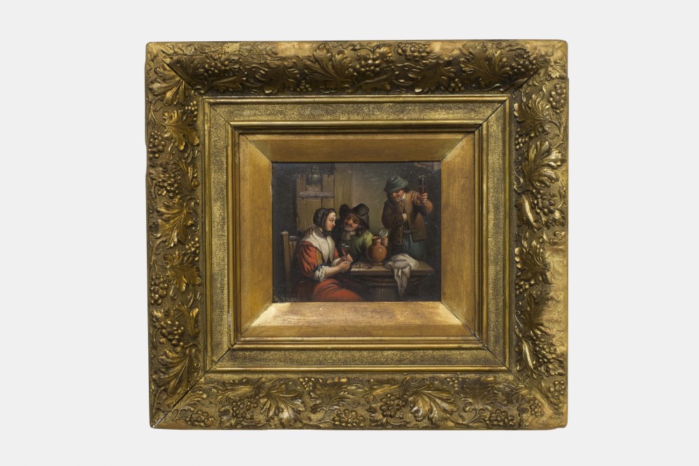 Dutch Oil Painting on Tin