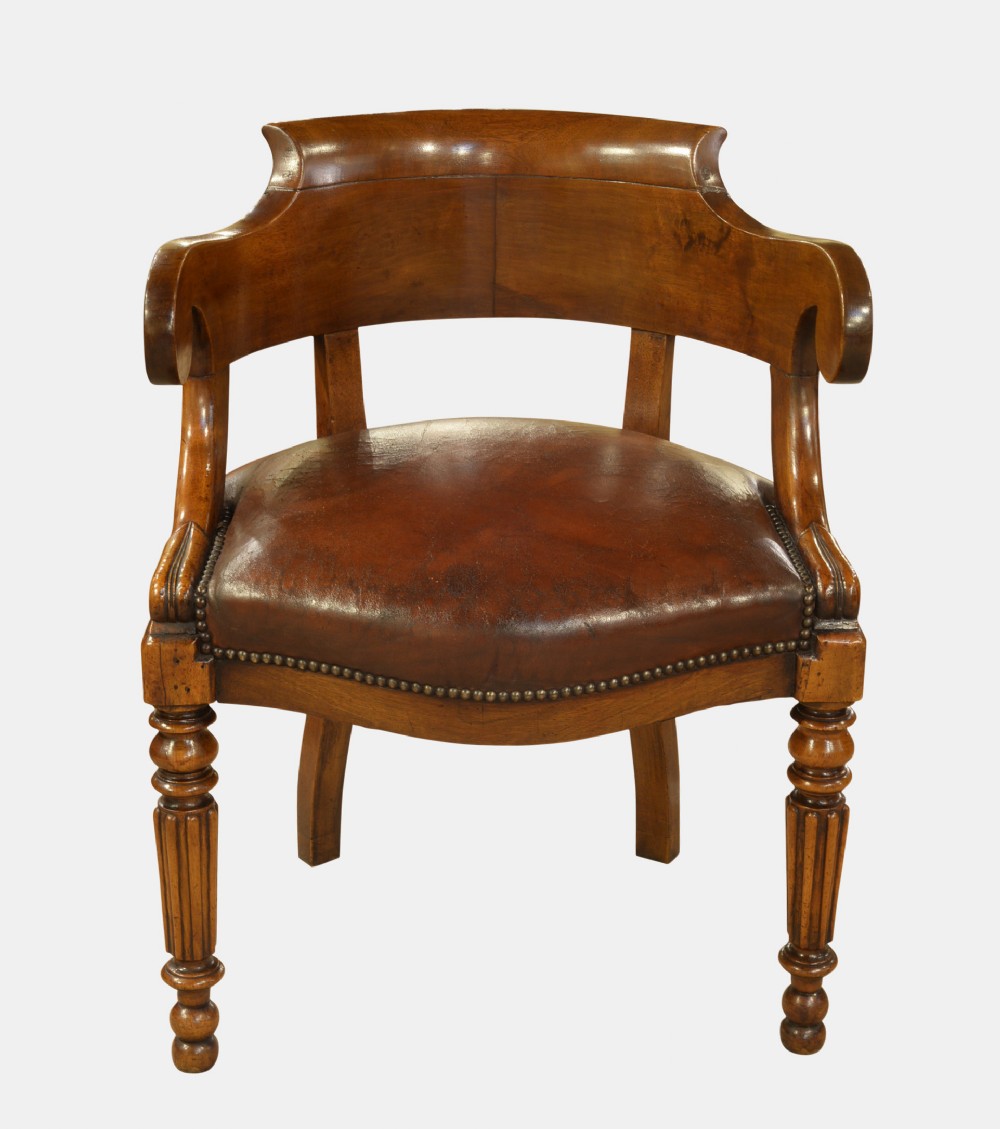 Victorian Mahogany Desk Chair