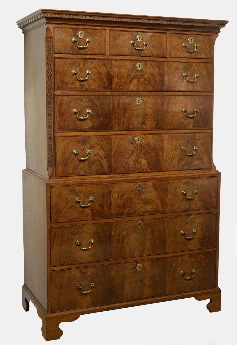 Chippendale Mahogany Tallboy