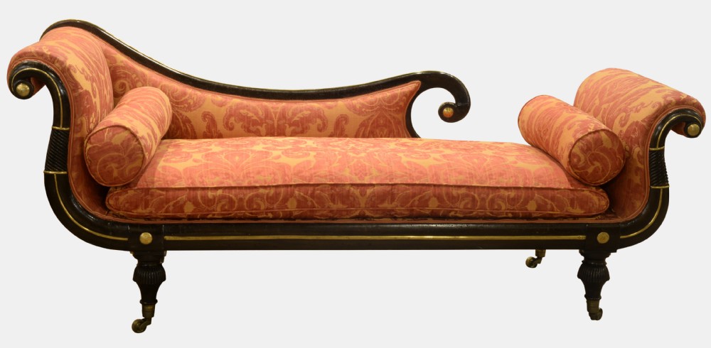 Regency Mahogany Gillows Style Chaise Longue