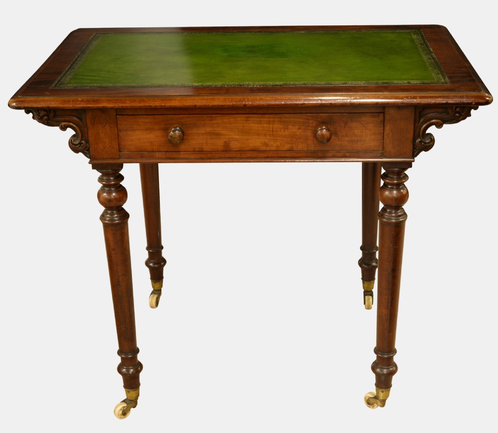 Mahogany Centre Standing Writing Table
