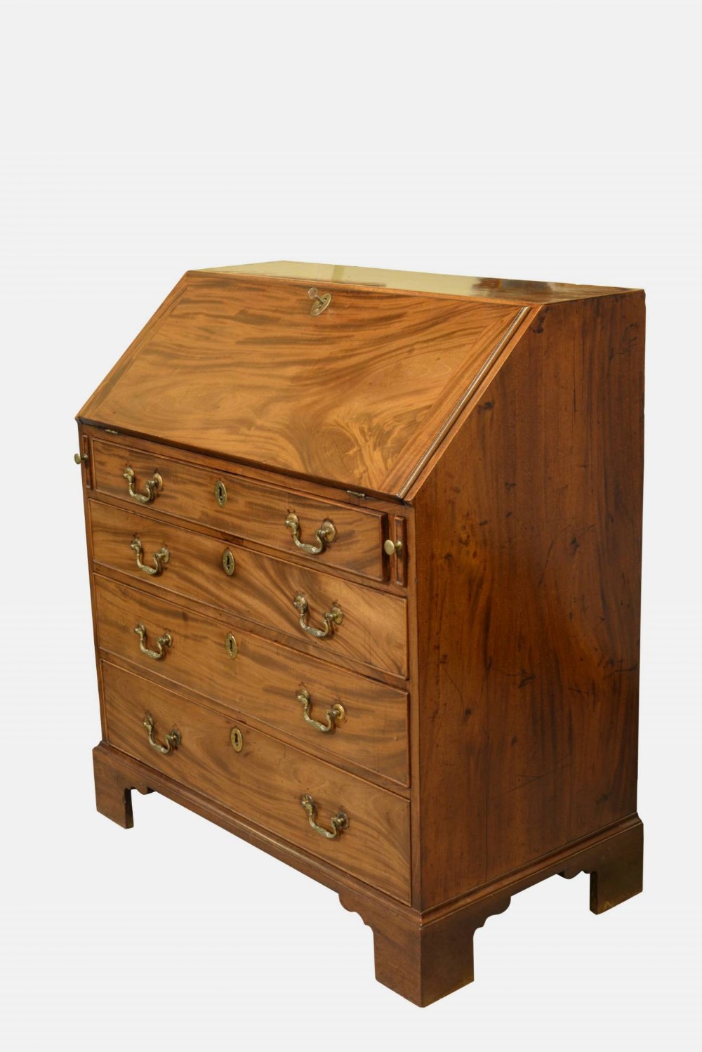 George III Mahogany Bureau